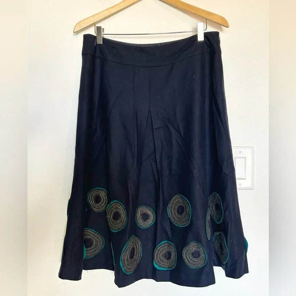 Boden Wool A Line Skirt - Picture 5 of 10